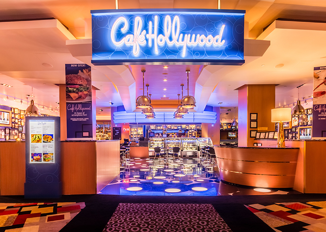 The storefront of Cafe Hollywood